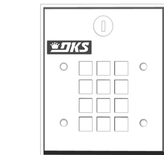 现代大门密码锁su模型