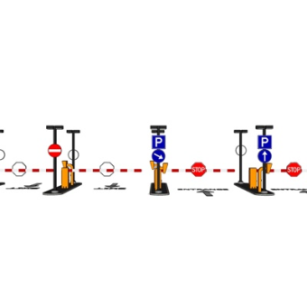 现代大门门禁su模型
