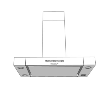现代抽油烟机su模型