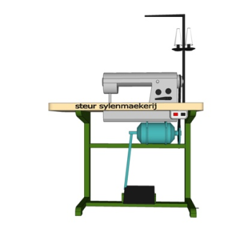 现代缝纫机su模型