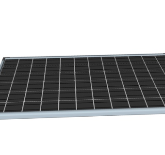 现代太阳能板su模型