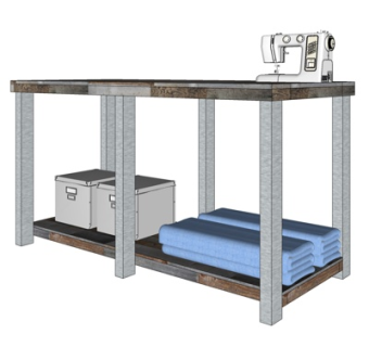 现代缝纫机su模型