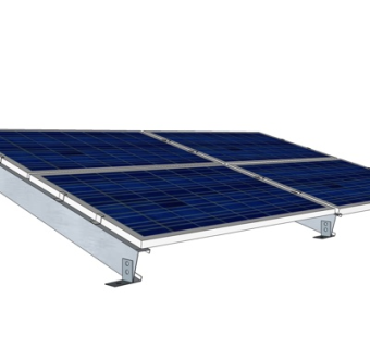 现代太阳能板su模型