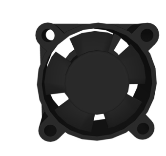 现代cpu散热器su模型