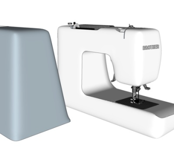 现代缝纫机su模型