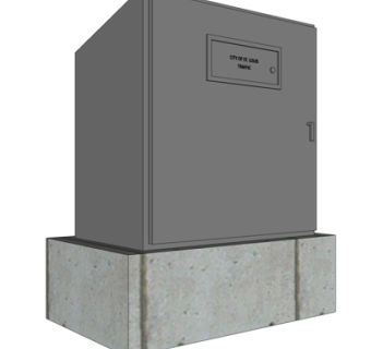 现代机房su模型