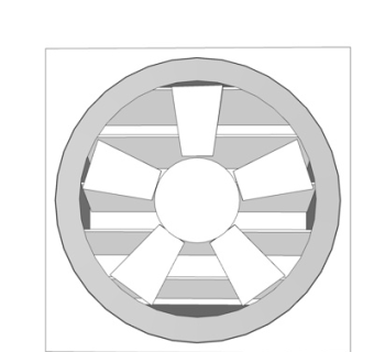 现代排气扇su模型