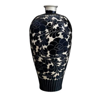 中式陶瓷花瓶su模型