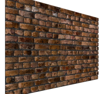 现代砖块围墙su模型