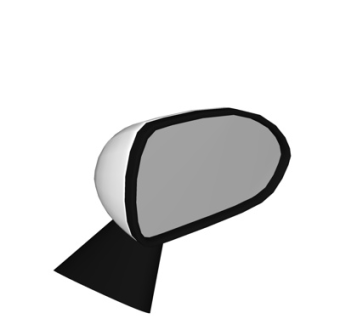 现代汽车后视镜su模型