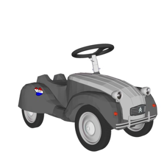 现代儿童玩具车su模型