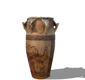 现代创意陶罐su模型