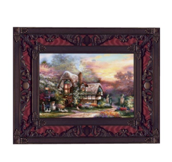 欧式建筑装饰画su模型