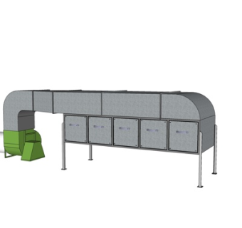 工业风通风管道su模型