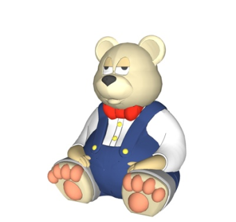 现代玩具熊su模型