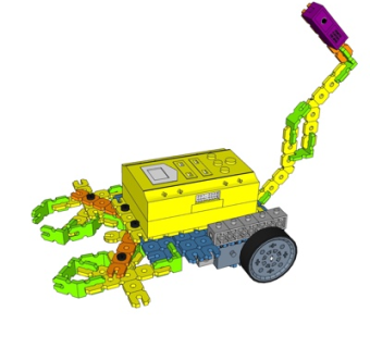 现代积木玩具su模型