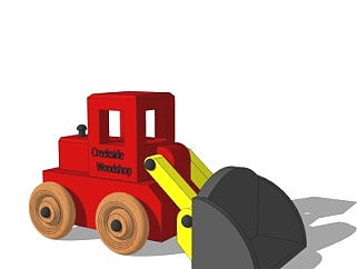 现代玩具<em>铲车</em>su模型