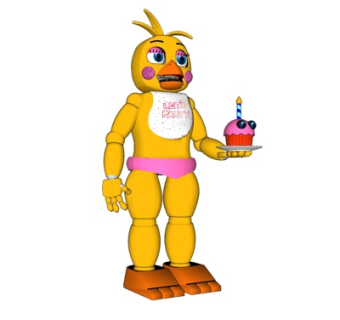 现代玩具鸡su模型