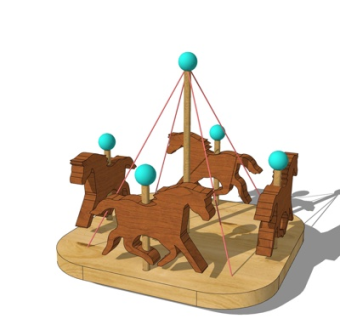 北欧装饰摆件su模型