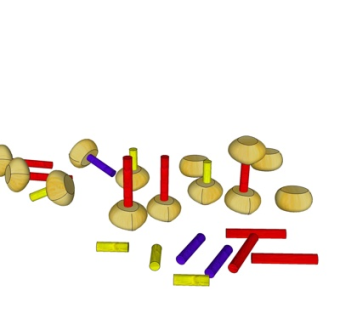 现代玩具积木su模型