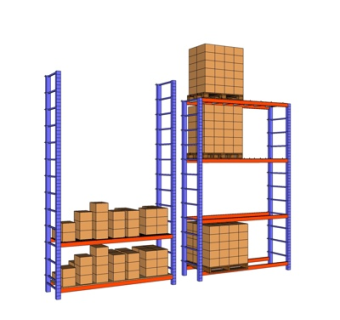 现代货架su模型