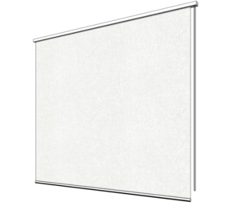 现代布艺卷帘su模型