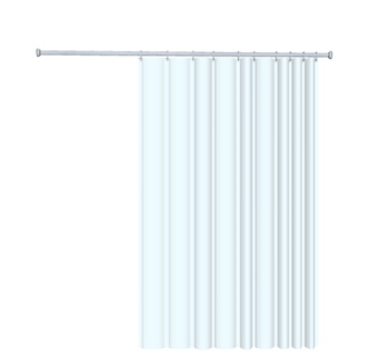 现代布艺窗帘su模型