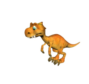 现代恐龙玩具su模型