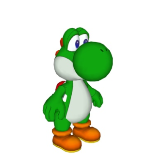 现代儿童耀西玩具su模型