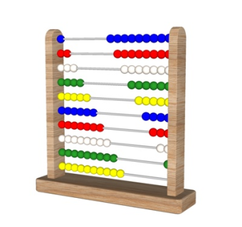 现代儿童算盘玩具su模型