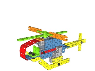 现代<em>儿童飞机</em>玩具su模型