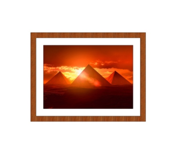 现代日落装饰画su模型