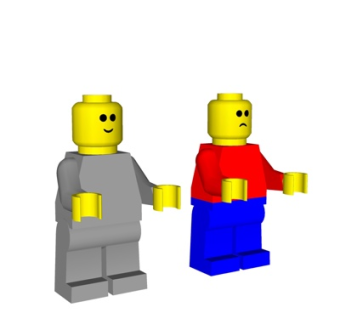 现代人偶玩具su模型