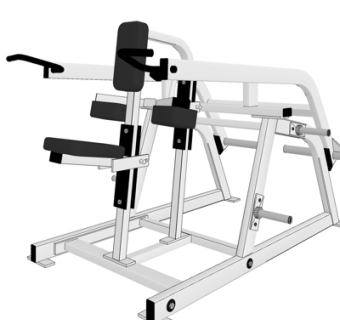 现代健身器材su模型