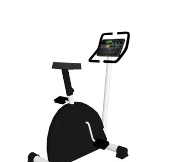 现代健身器材su模型