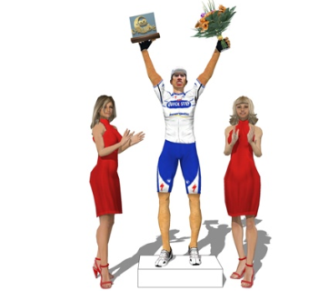 现代冠军人物su模型