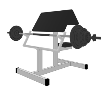 现代健身器材su模型