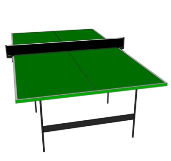 现代乒乓球台su模型