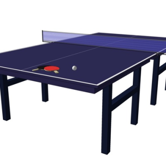 现代乒乓球台su模型