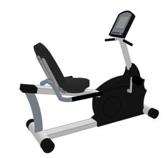 现代健身器材su模型