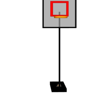 现代篮板su模型