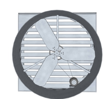现代排气扇su模型
