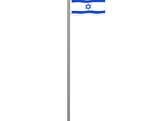 现代以色列<em>国旗</em>su模型