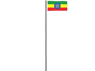 现代埃塞俄比亚国旗su模型