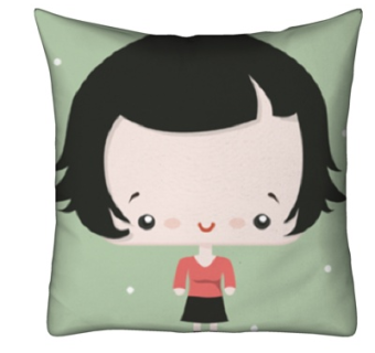 北欧抱枕su模型