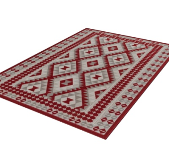 现代地毯su模型