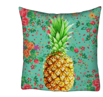 现代布艺菠萝抱枕su模型