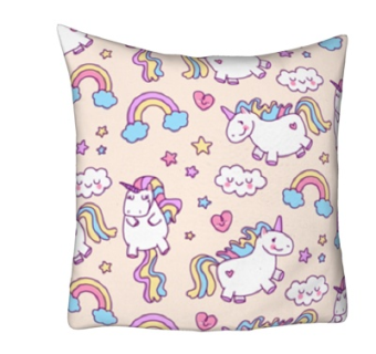 现代布艺独角兽抱枕su模型