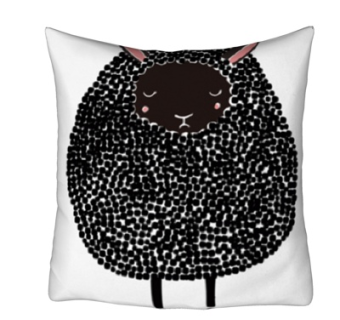 现代小绵羊抱枕su模型