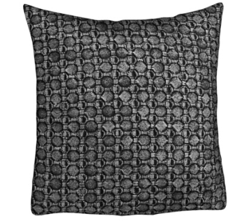 现代布艺黑色抱枕su模型